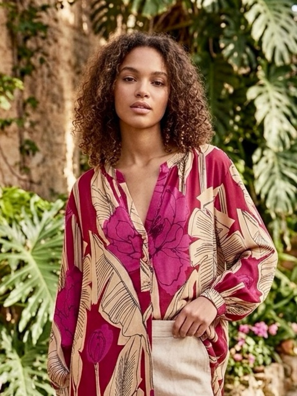 FLORAL PRINT SHIRT